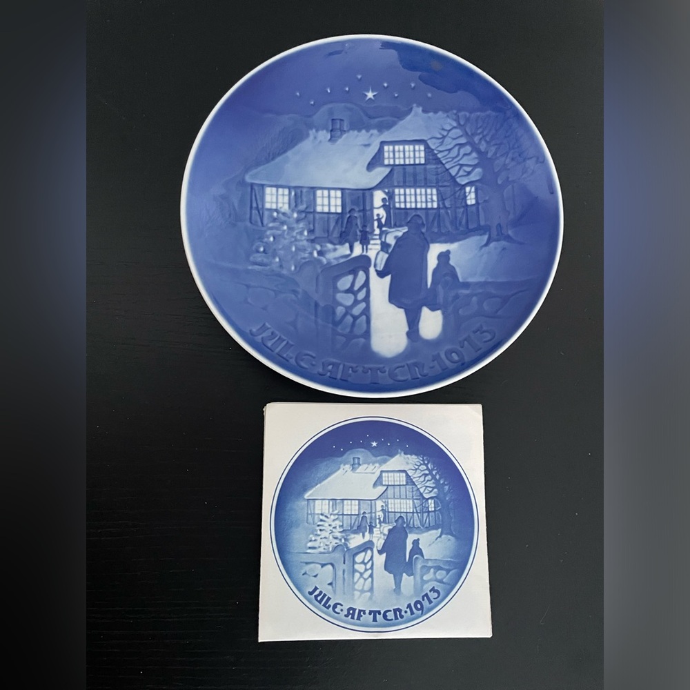 Vintage Bing and Grondahl 1973 Country Christmas. Limited Edition.